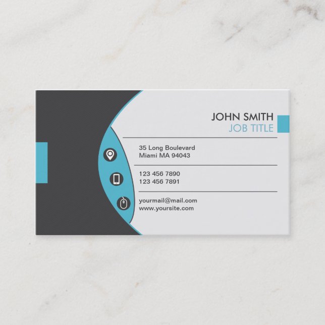 Original smart business card (Front)