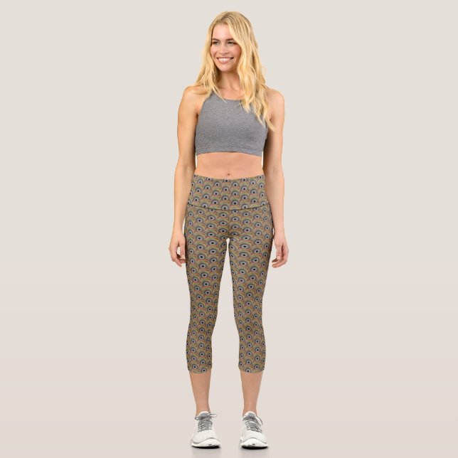 Original spin art capri leggings (Front)