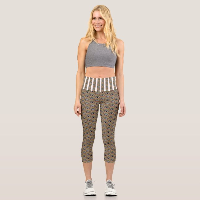 Original spin art capri leggings (Front)