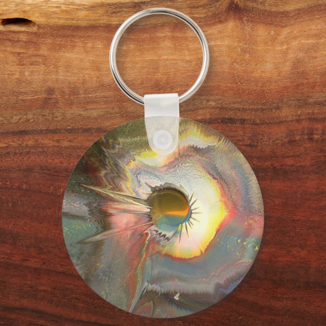 Original spin art key ring (Back)