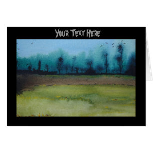original spooky mystic woodland landscape