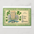 Original St Patrick's day vintage irish draw