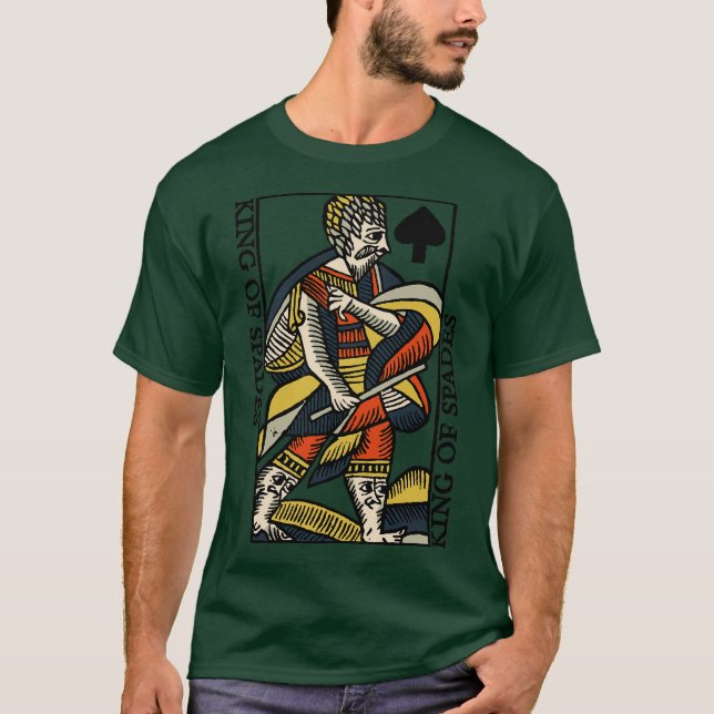 Original Standard Character of Playing d King of S T-Shirt (Front)