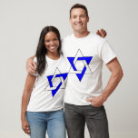 Original Star of David symbol Two colours T-Shirt<br><div class="desc">Original Star of David symbol Two colours</div>