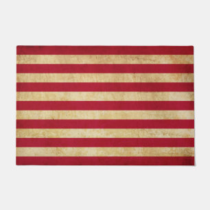 Original stripes of United States of America flag Doormat