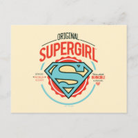 Original Supergirl Vintage Logo Badge