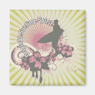 Original Surfing Spirit Tshirts and Gifts Magnet