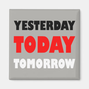 Original text design positive words phrase magnet