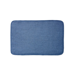 Original textile fabric blue fashion jean denim bath mat
