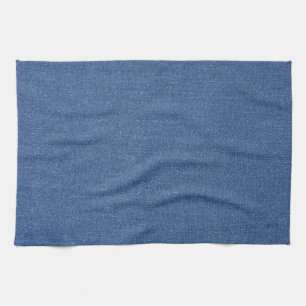 Original textile fabric blue fashion jean denim tea towel