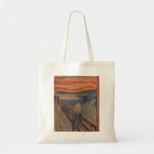 Original The Scream by Edvard Munch Tote Bag (Front)