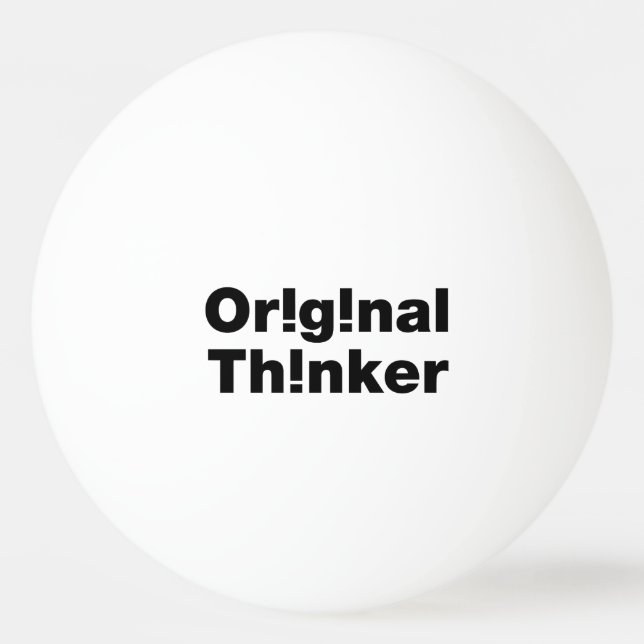 Original Thinker Ping Pong Ball (Front)
