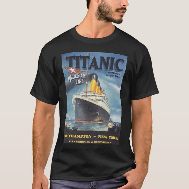 Original Titanic Poster remake T-Shirt (Front)