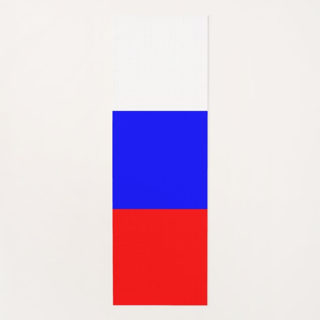 Original tricolor Patriotic Flag of RUSSIA Yoga Mat (Front)