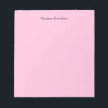 Original Unique Pink Creative Handwriting Notepad<br><div class="desc">This template is ideal for those who are looking for a design that is catchy, reminding you, and suitable for your personality and work discipline. You can easily replace all the information on it with your own information. All you have to do for this is to use the personalisation links....</div>