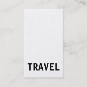 Original Unique Travel Agent Business Card