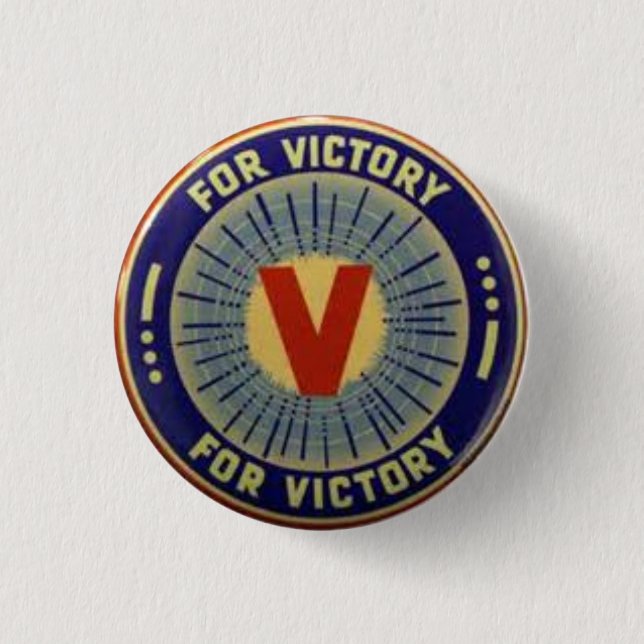 original V for Victory button (Front)