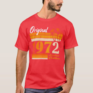 Original Vintage 1972 Vintage Retro Birthday retro T-Shirt