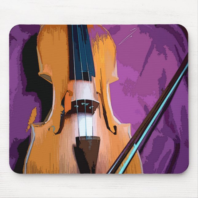Original vintage art mousepad - Viola (Front)