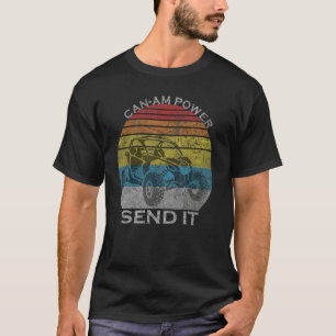 Original Vintage Can Am Send It Off Road Sxs T-Shirt