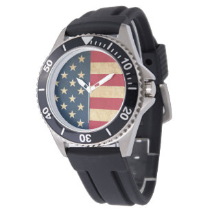 Original Vintage Patriotic American Flag Watch