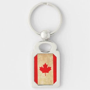 Original Vintage Patriotic National Flag of CANADA Key Ring