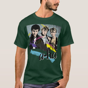 Original Vintage Styled 80s AHa Design T-Shirt