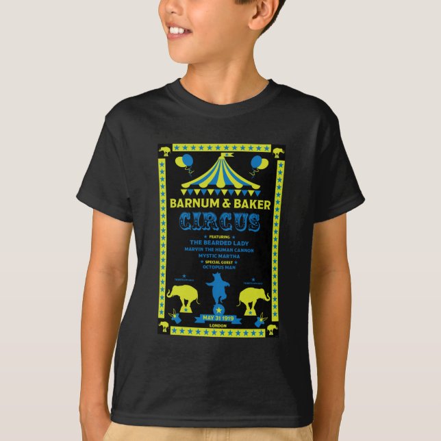 Original Vintages Inspired Circus Art  T-Shirt (Front)