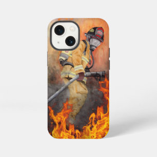 Original Watercolor Firefighter First Responder iPhone 13 Mini Case