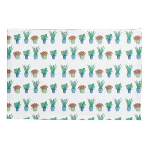 Original watercolor plant design Pillowcase