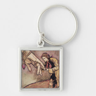 Original watercolour illustration for Gulliver's Key Ring