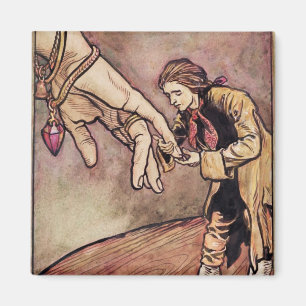 Original watercolour illustration for Gulliver's Magnet