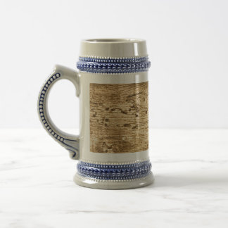 Original Wood Grain Beer Stein