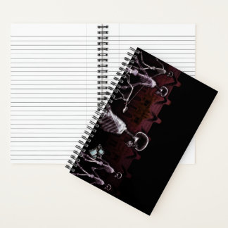 Original X-Ray Skeleton City Scene Notebook