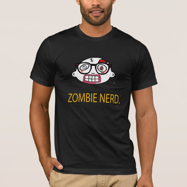 Original Zombie Nerd. T-Shirt (Front)