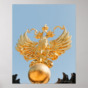 Originally a Byzantine symbol, the double-headed Poster