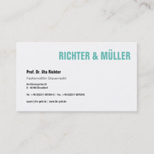 Originelle Visitenkarte Business Card