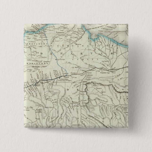Orinoco 15 Cm Square Badge (Front)