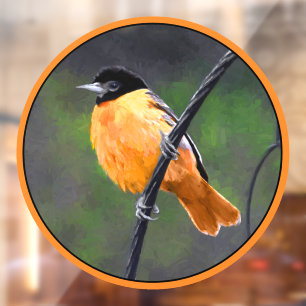 Oriole Painting - Original Bird Art