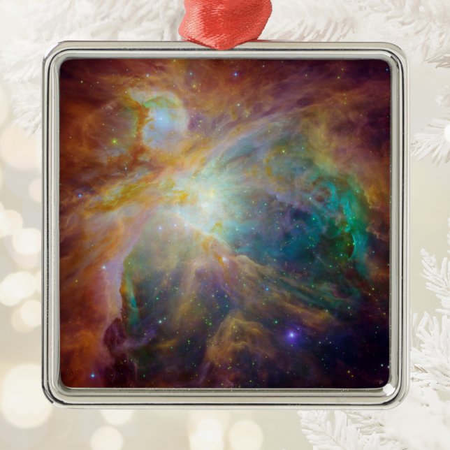 Orion in Infrared Metal Tree Decoration (Orion in Infrared Metal Ornament)