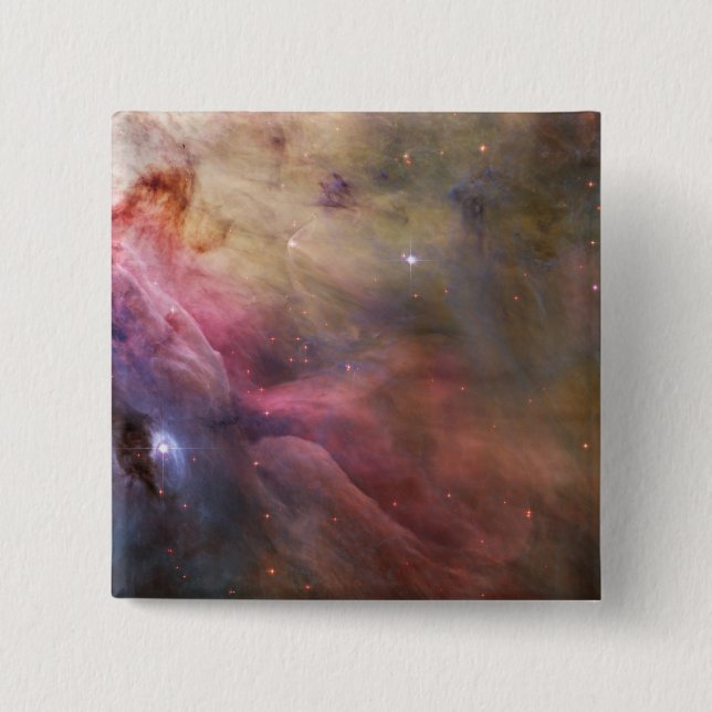 Orion Nebula 15 Cm Square Badge (Front)