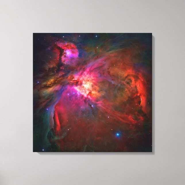 Orion Nebula and Trapezium Stars Canvas Print (Front)