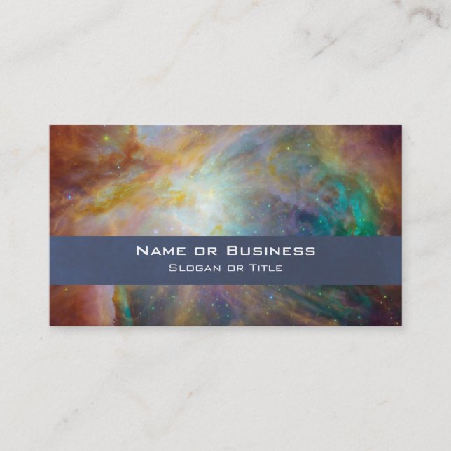 Orion Nebula Astronomy Photo Business Card (Front)