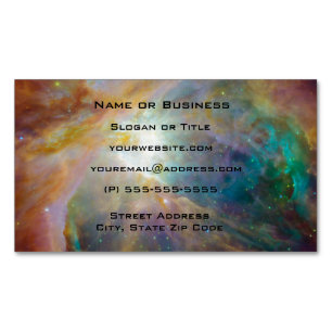 Orion Nebula Astronomy Photo Magnetic Business Card