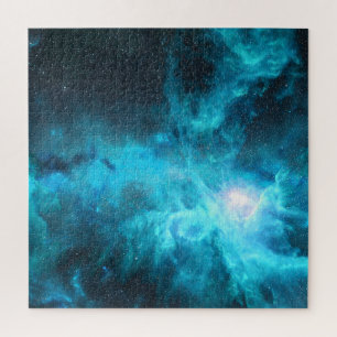 Orion nebula, blue light, astronomy. jigsaw puzzle