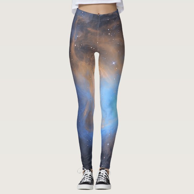 Orion Nebula - Hubble Palette Leggings (Front)