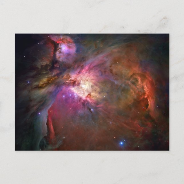 Orion Nebula Hubble Space Postcard (Front)