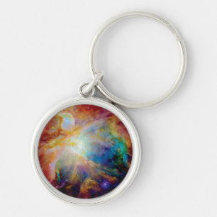 Orion Nebula Hubble Spitzer Telescope Space Photo Key Ring