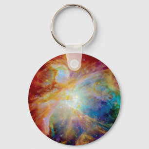 Orion Nebula Hubble Spitzer Telescope Space Photo Key Ring