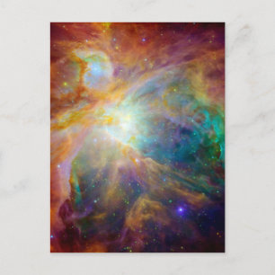 Orion Nebula (Hubble & Spitzer Telescopes) Postcard